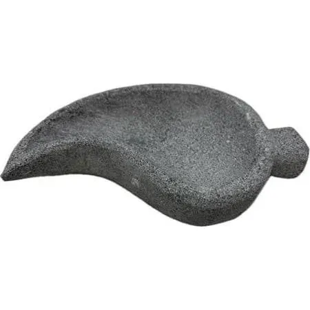 Made in Mexico Guacamole Maker Large 10.5" Chile Shaped Jalapeno Genuine Mexican Manual Guacamole Salsa Maker Volcanic Lava Rock Stone Molcajete W/Top Mortar and Pestle