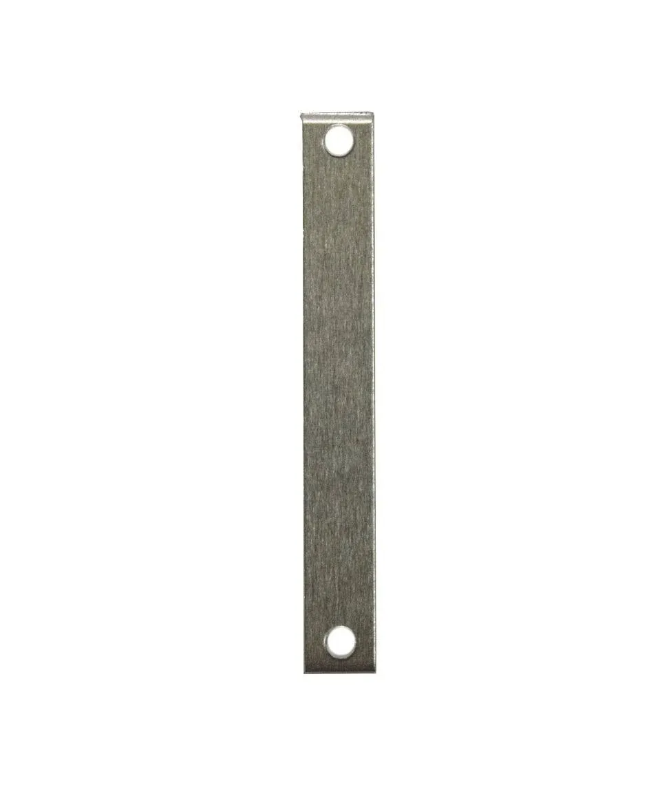 1/4 Inch x 1 7/8 Inch Rectangle W Holes Aluminium 20 Ga Stamping Blank (RMP) 50