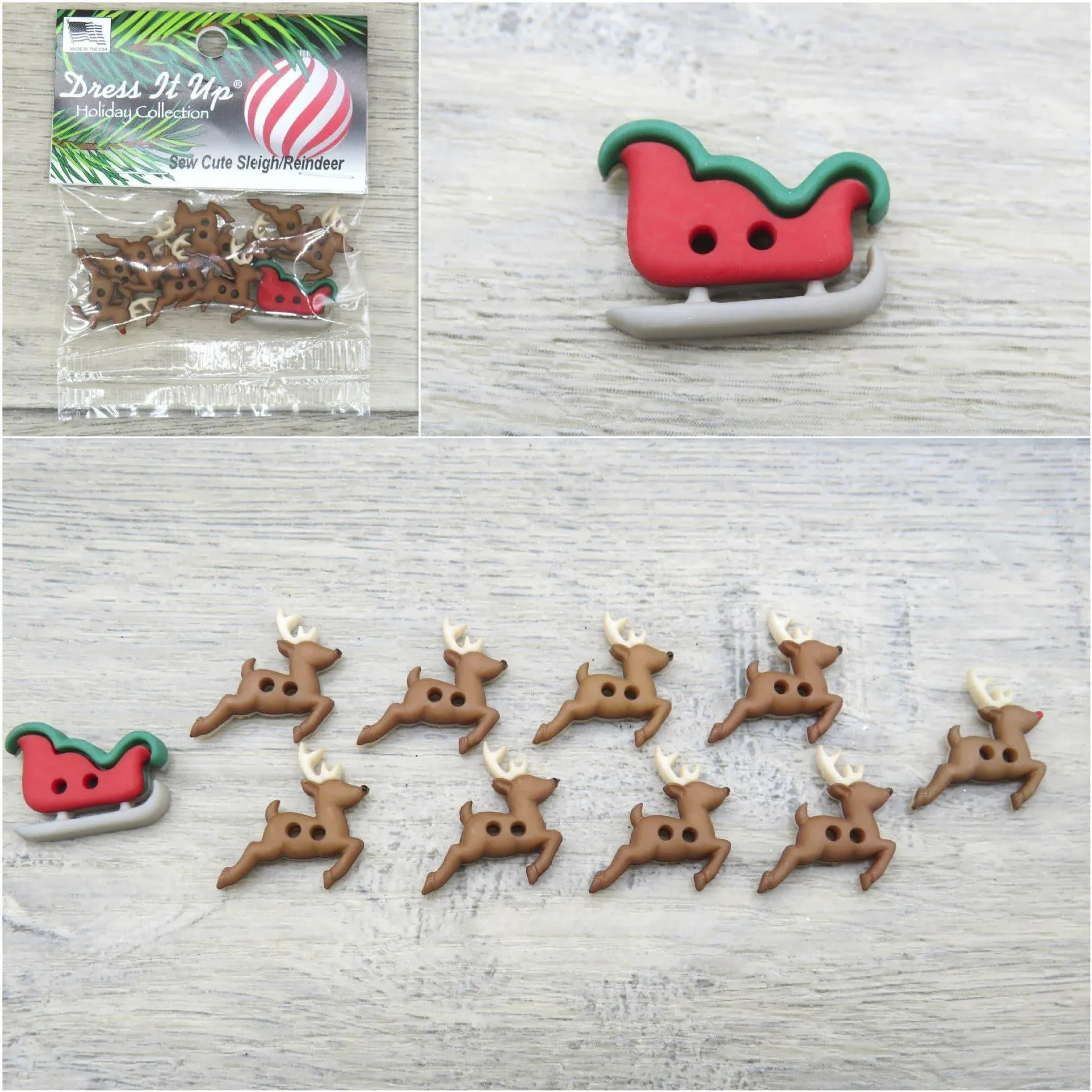 Sew Cute Reindeer and Sleigh