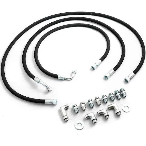 Galaxy Auto Heavy Duty Upgraded Allison Transmission Cooler Lines Compatible with 2001-2005 GM Chevy Silverado/GMC Sierra 6.6 LB7 LLY Duramax Diesel