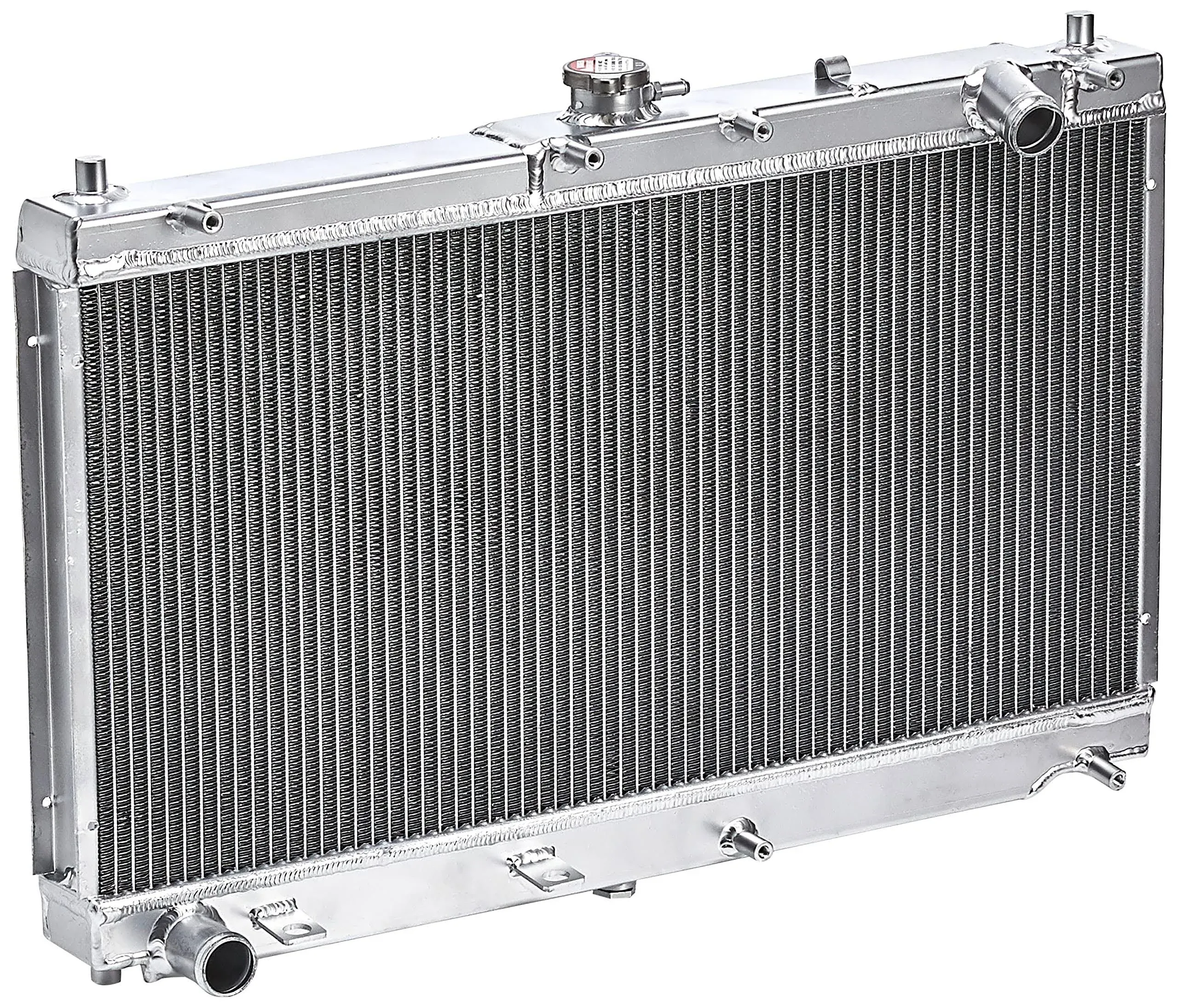 DNA Motoring RA-MM98-2 2-Row Full Aluminum Radiator Compatible with 98-05 Mazda Miata MX-5 MT