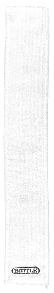 Battle Football Streamer Towel, Thin Sports Towel, Dries Hands & Football Accessories (White)