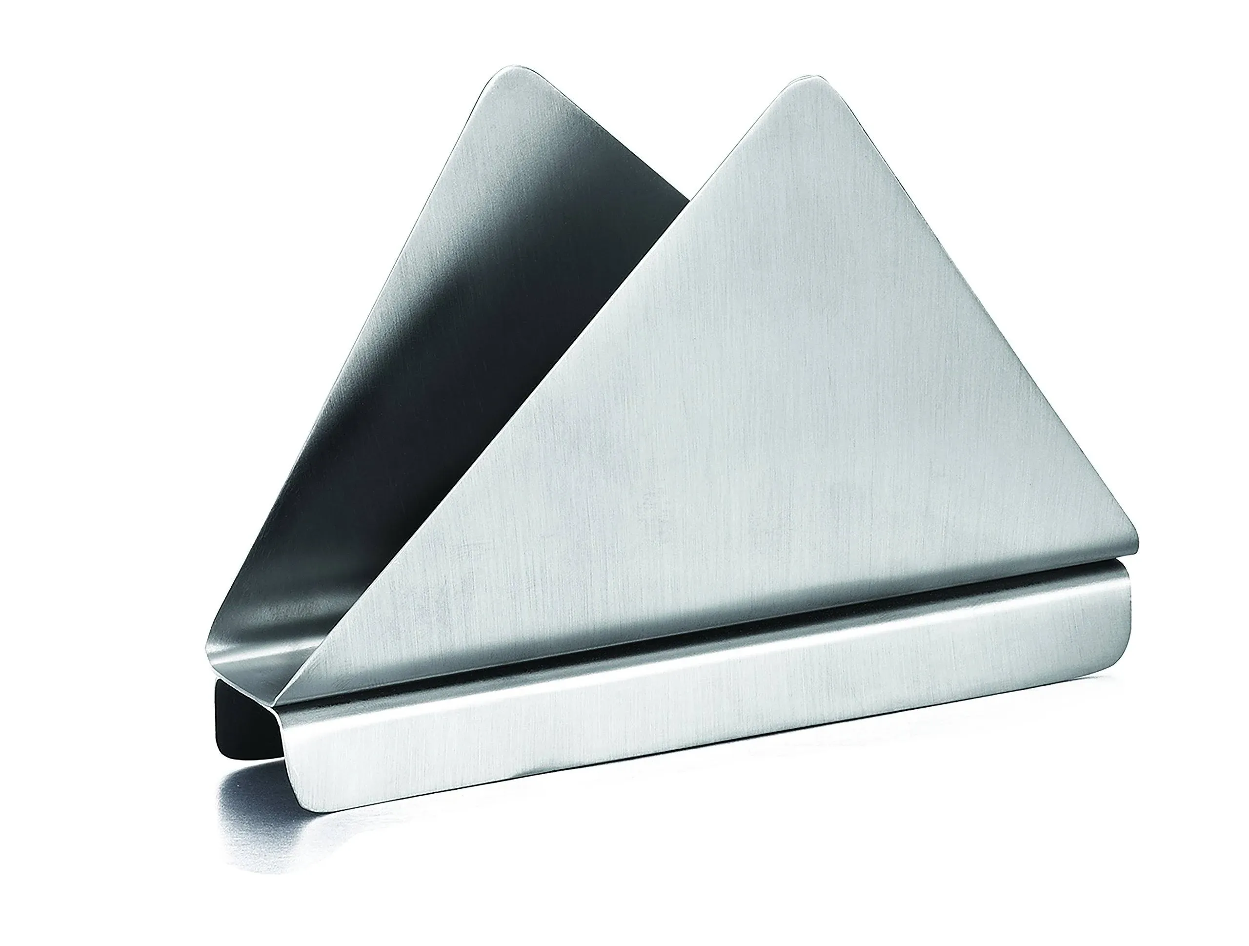 TableCraft Products 222 Angled Napkin Holder, Brushed Stainless Steel