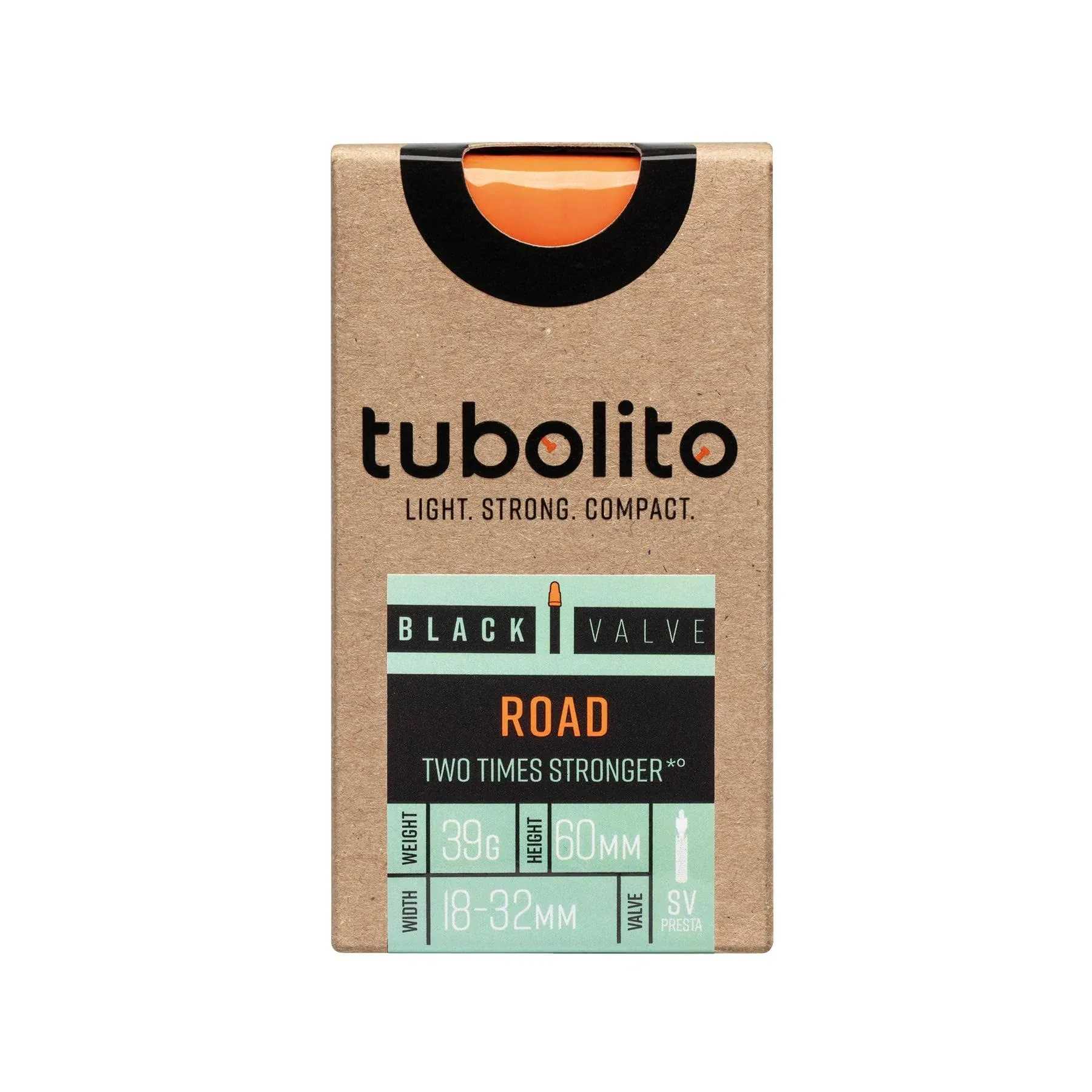 Tubolito Tubo Road 700 x 18-32mm Tube 60mm Presta Black