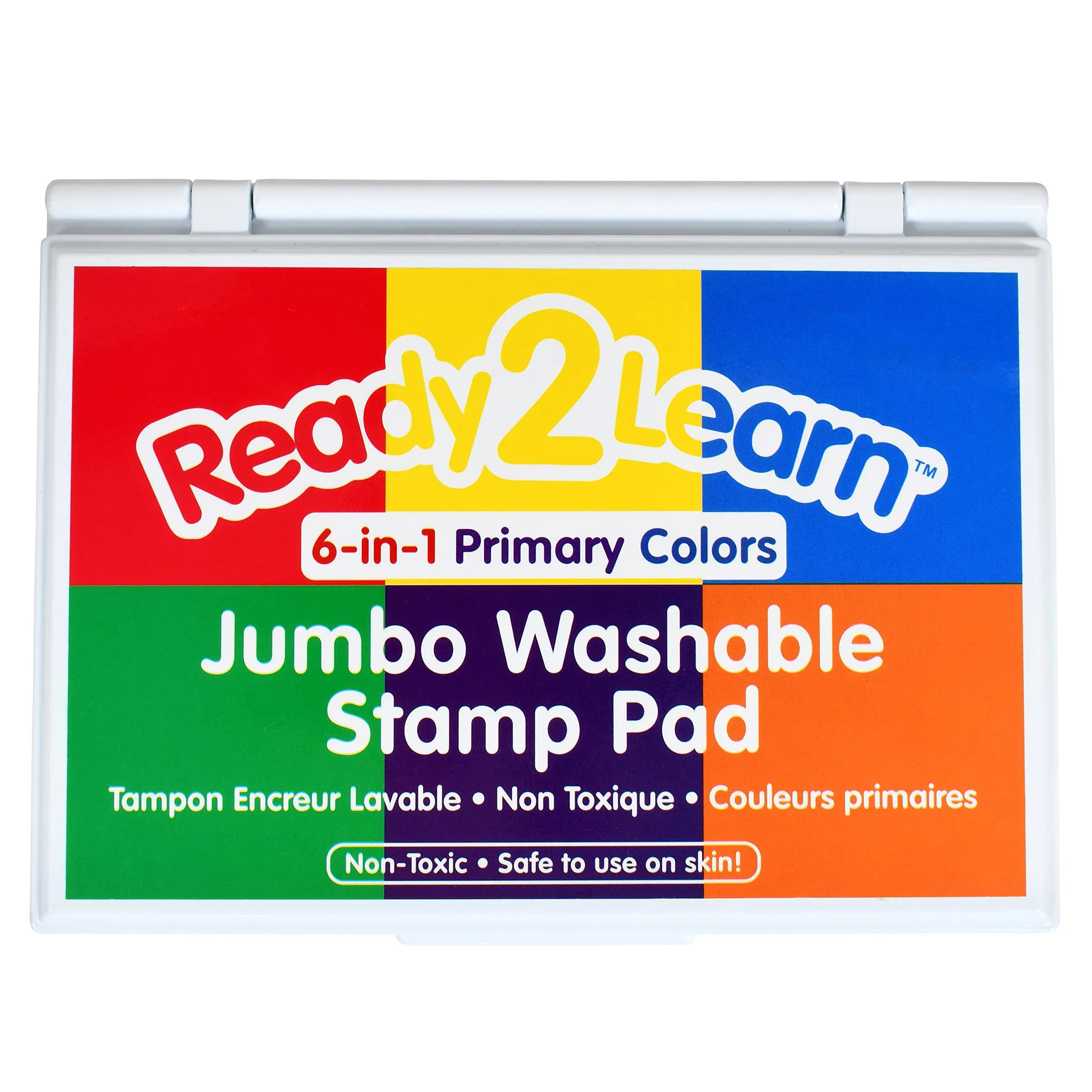 Ready 2 Learn Jumbo Washable Stamp Pad 6-In-1