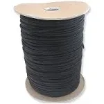 1000 Foot Black Parachute Cord Paracord Type III Military Specification 550