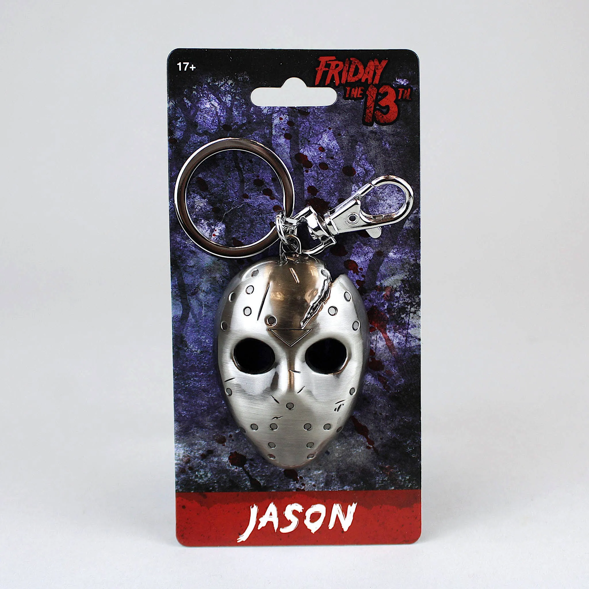 Warner Bros. Friday The 13th Jason Mask Pewter Key Ring