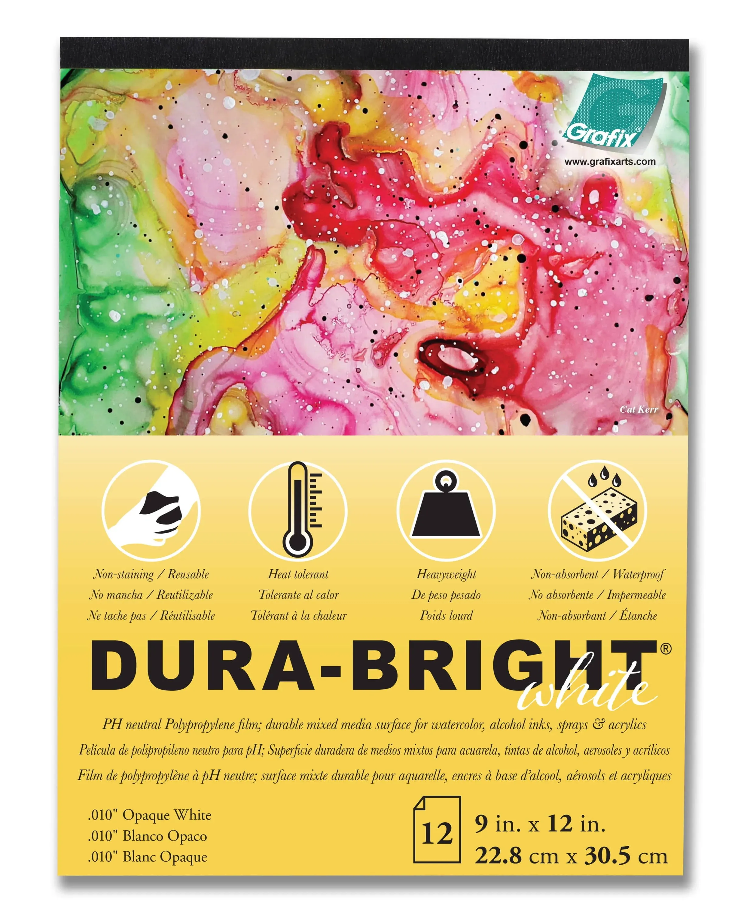 Craft Plastic Dura-Bright, 9 in. x 12 in., 12 sheets