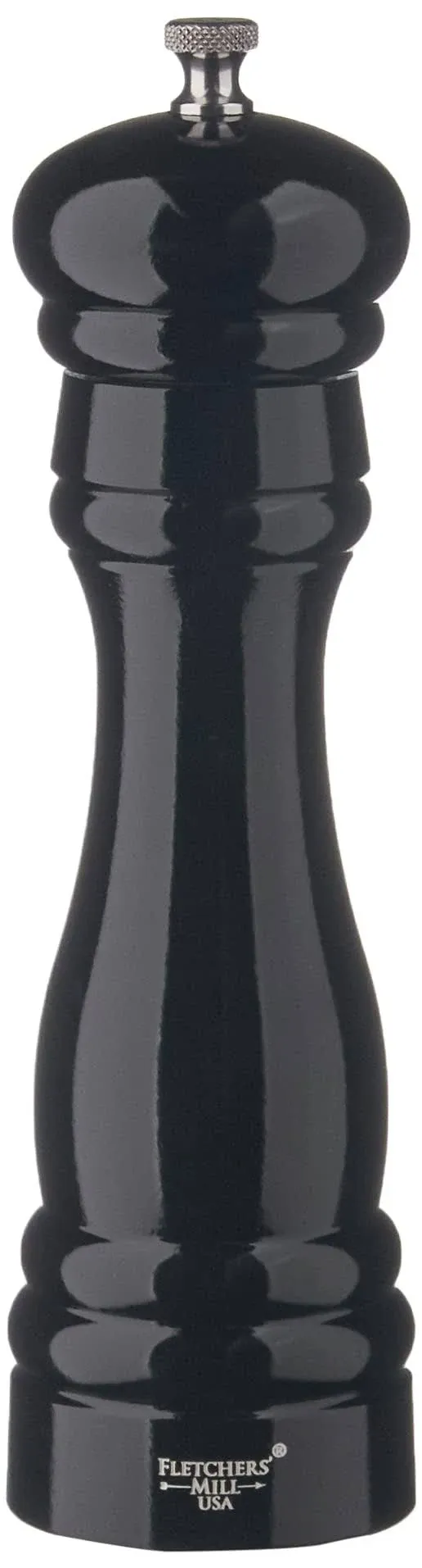 Fletchers' Mill Federal Pepper Mill, Black - 8 in