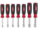 Milwaukee 48-22-2507 7 PC Magnetic HollowCore SAE Nut Driver Set