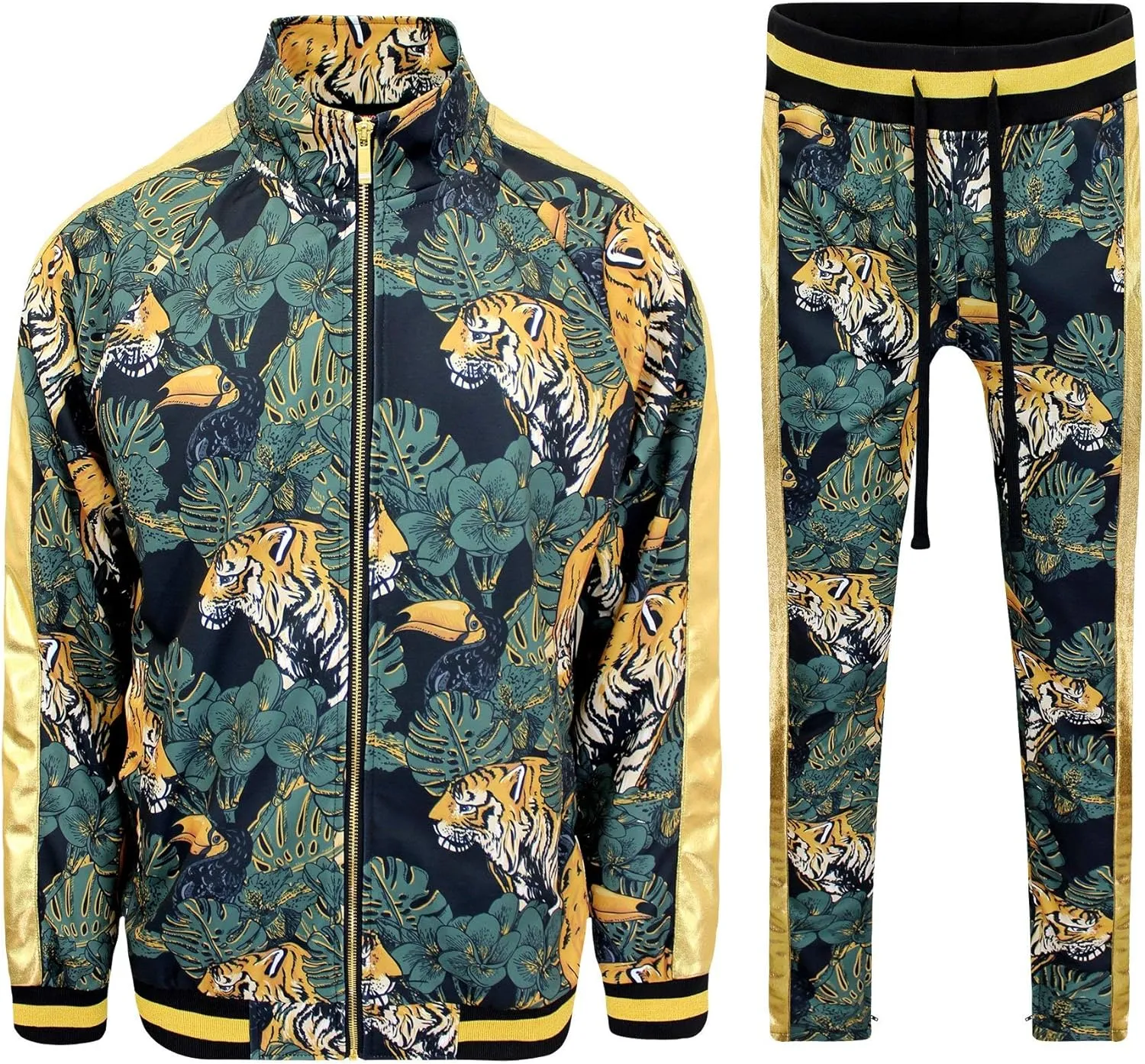 Royal Floral Tiger Track Suit