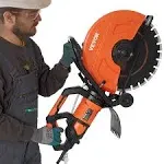 VEVOR 16'' Electric Concrete Saw Wet/Dry Saw Cutter with Water Pump and Blade