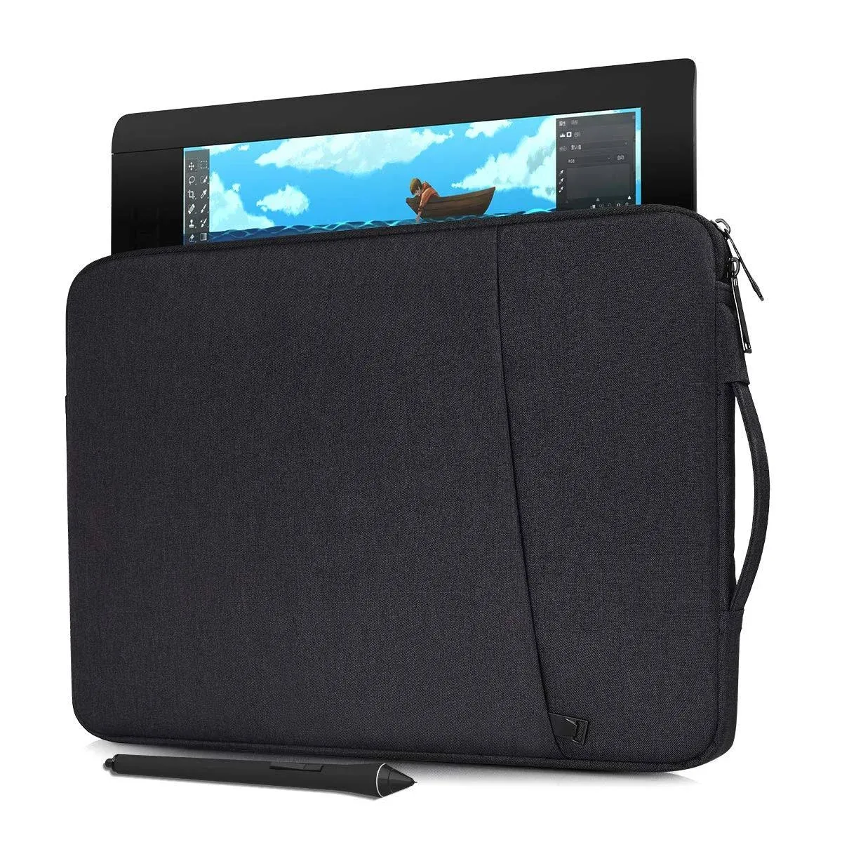 Drawing Tablet Sleeve Protective Bag for Wacom Cintiq Pro 16/Cintiq 16, Wacom Carrying Sleeve Case(Black)