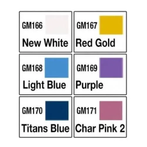 GSI Creos GUMDAM MARKER: GMS124 - Gundam Marker Advanced 6 colors set