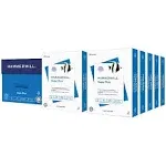 Hammermill Copy Plus 8.5" x 11" Copy Paper, 20 lbs., 92 Brightness, 5000 Sheets/Carton (105007)