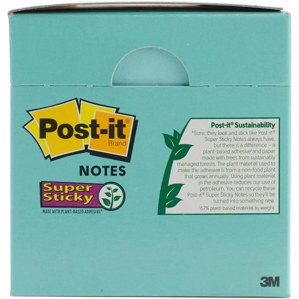 Post-it® Super Sticky Notes 675-4SSMIA, 4 in x 4 in (101 mm x 101 mm)