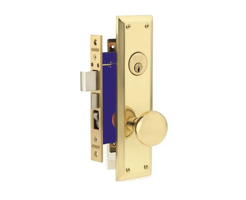 Marks 71a/3rh Apartment Mortise Lockset with Bolt Latch Rocker - Right Handed