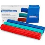 FlintRehab Twist Hand Exerciser Flexible Bars (3 Pack) - Flex Therapy Bar Strengthener - Relieve Tennis & Golfers Elbow Tendonitis Pain - Arm Exercise Wrist & Hand Strength Forearm Grip - 3 Variable Resistance Bars for Injury Recovery