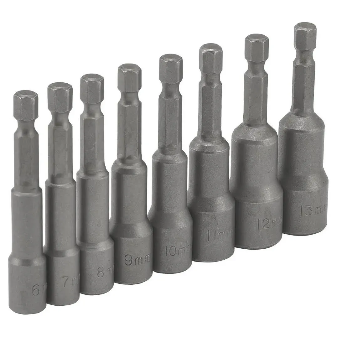 8 piece Metric Magnetic Nut Setter Set - Default Title - ToolPlanet