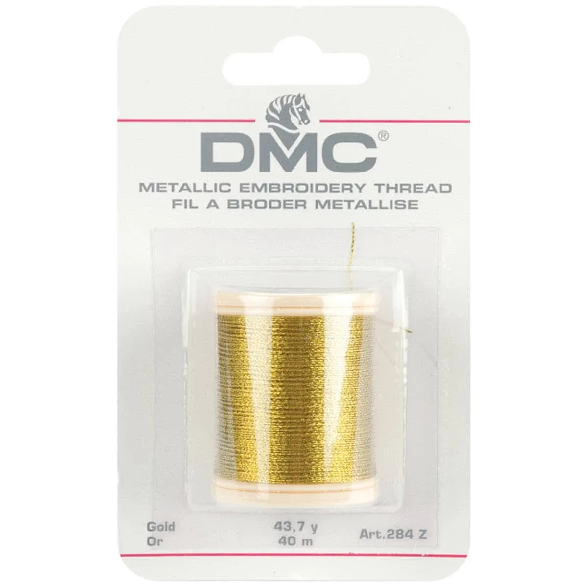 DMC Metallic Embroidery Thread 43.7 yards-Gold