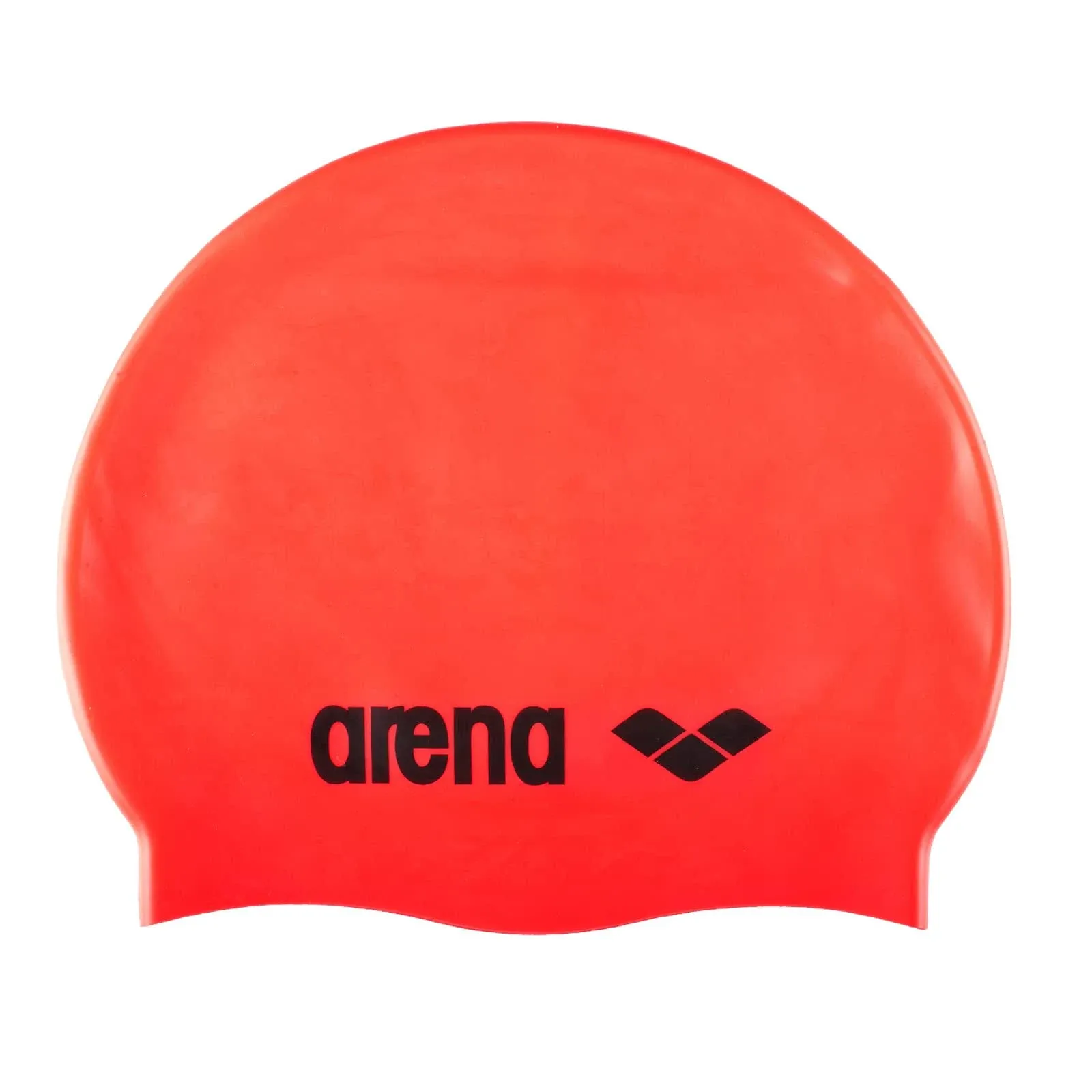 Arena Classic Silicone Swim Cap, Acid Lime / Black