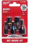 Milwaukee 49-66-4563 Shockwave Insert Nut Driver Set