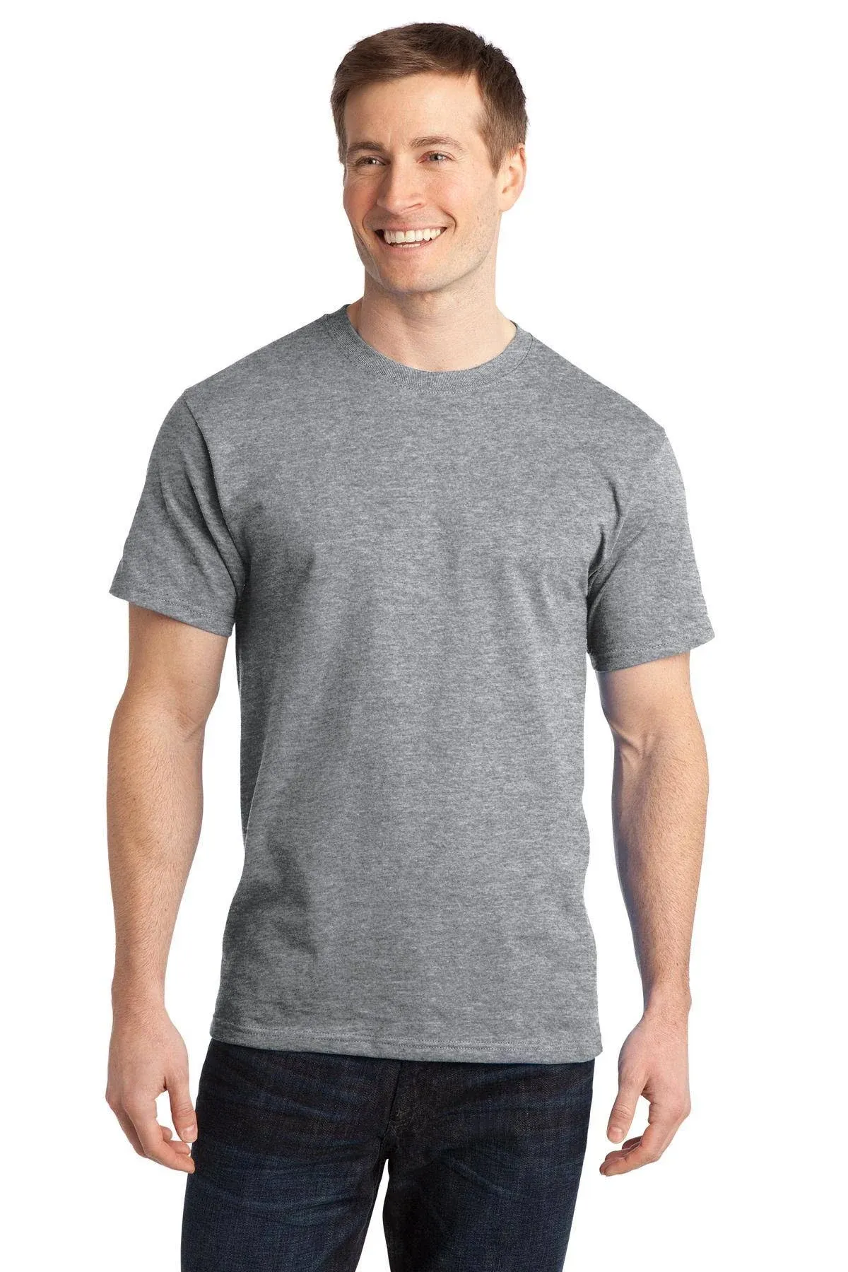 Port & Company PC150 Ring Spun Cotton Tee - Silver - L