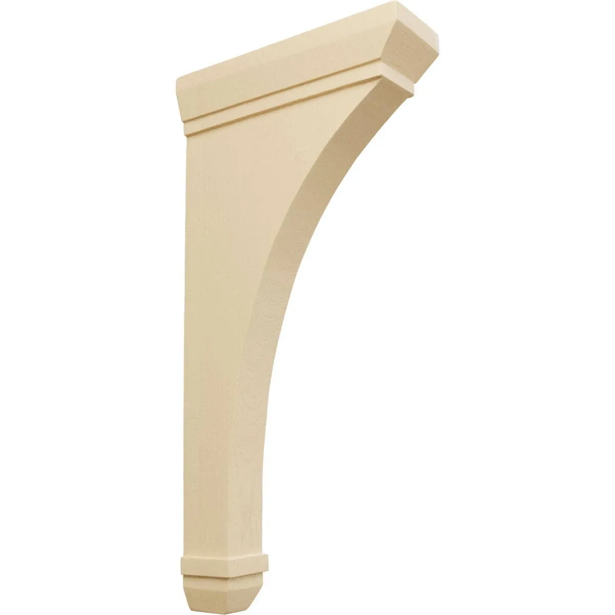 Ekena Millwork BKT02X07X14STMA Stockport Wood Brackets, 2 1/4"W x 7"D x 14"H , Maple