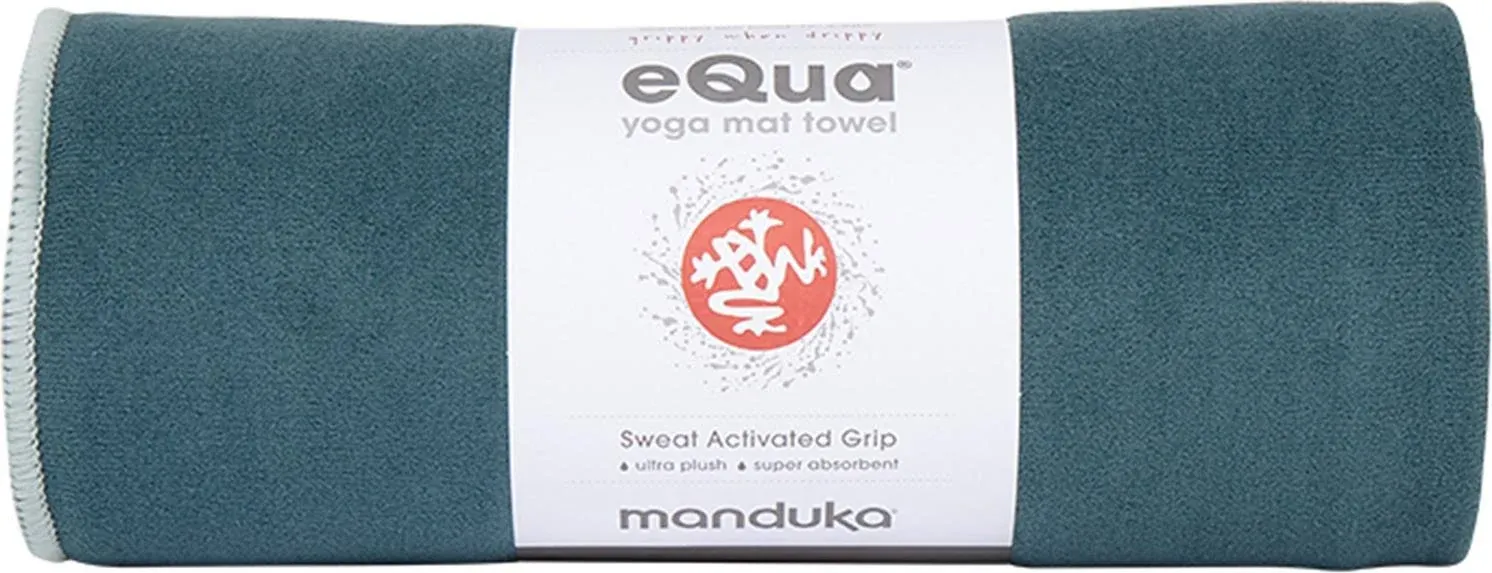 Manduka Equa Yoga Mat Towel Moon | Lightweight Microfiber