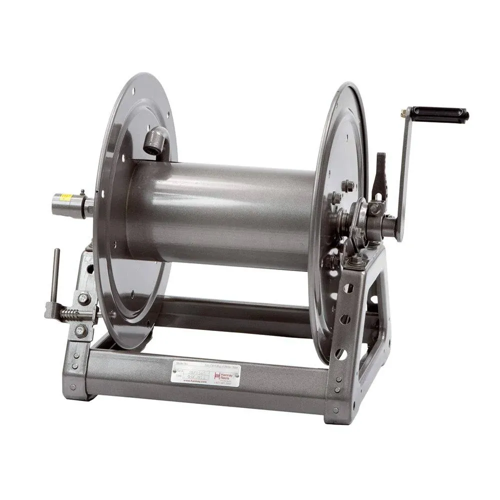 Hannay Reels 1520-17-18, Series 1500, Hand Crank Rewind Hose Reel, 1/2" x 175' Hose Capacity, 3000 PSI