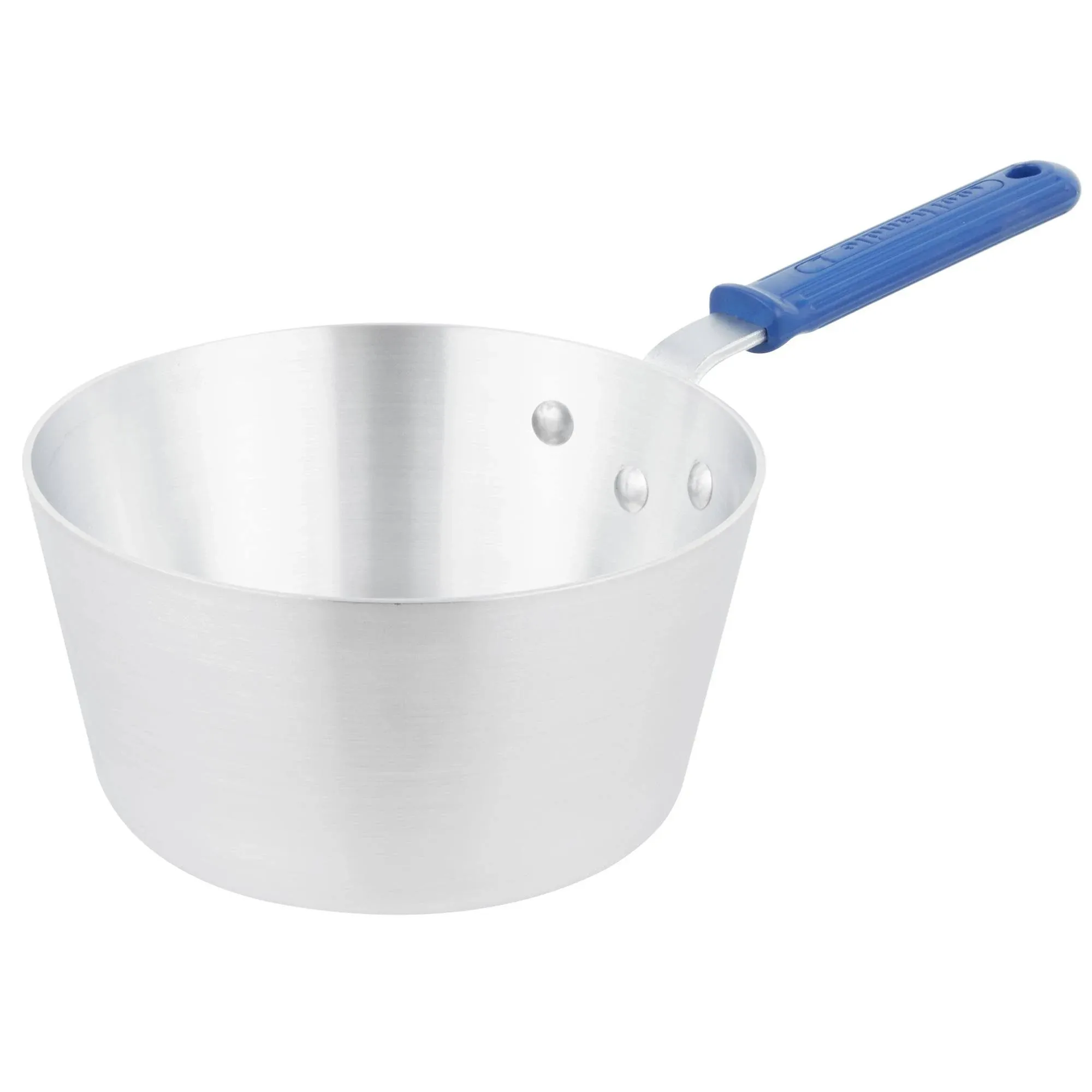 Vollrath 434312 Aluminum Wear Ever Tapered 3 3/4 Qt. Sauce Pan with Natural Finish and Cool Handle