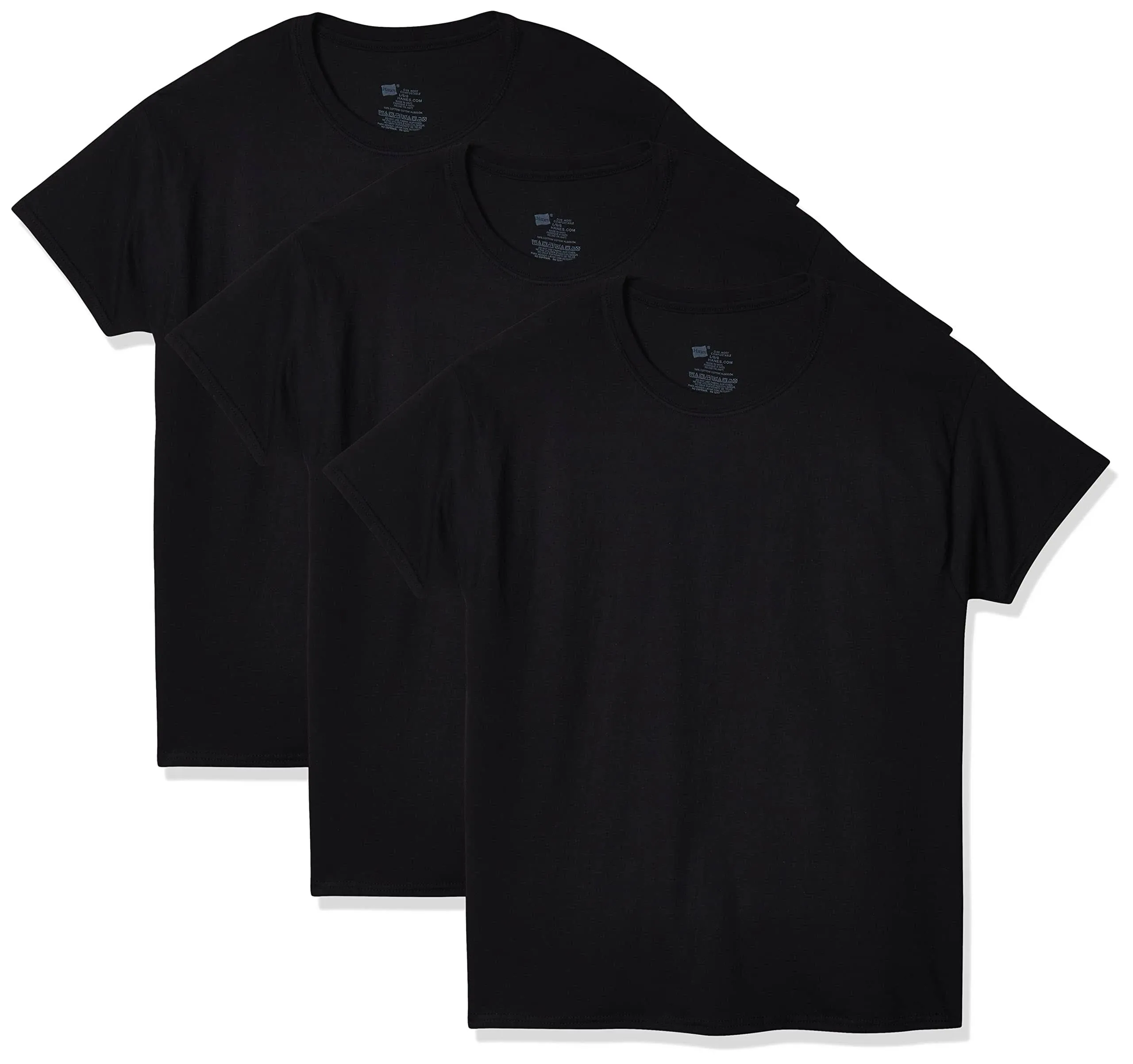 Hanes Men&#039;s Control Crew Neck Undershirt-Mul<wbr/>tiple Packs Available