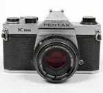 Pentax K1000 35mm SLR Camera with 50mm f/2 SMC Lens (Refurbished)