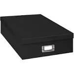 Pioneer Jumbo Scrapbook Storage Box, Black, 14.75 Inch x 13 Inch x 3.75 Inch