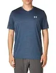 Under Armour Men&#039;s Size M Athletic Shirt V-neck Short Sleeve  1327969 Blue /Gray