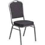 Flash Furniture Hercules Series Crown Back Stacking Banquet Chair Fabric