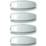 NU-SET Lock | 4RV013 RV Baggage Door Catch | 4 Pack | RV Accessories & Door Hardware (White)