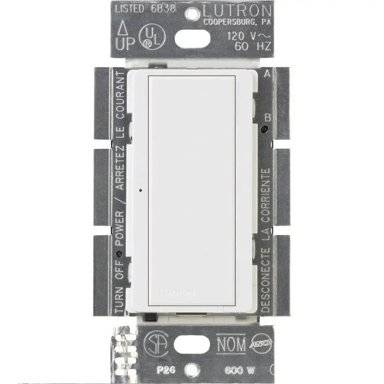 Lutron Maestro 8A Switch White (MA-S8AM-WH)