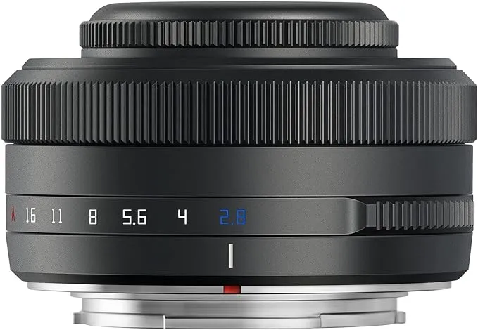 TTArtisan APS-C 27mm F2.8 Auto Focus Lens Half Frame for FX Mount AF Mirrorless Camera (Titanium)