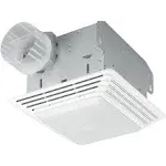 Broan-NuTone 50 CFM Bathroom Exhaust Fan with Light, White