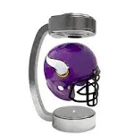 Pegasus Sports Officially Licensed NFL Mini Rotating Levitating Hover Helmet in Chrome