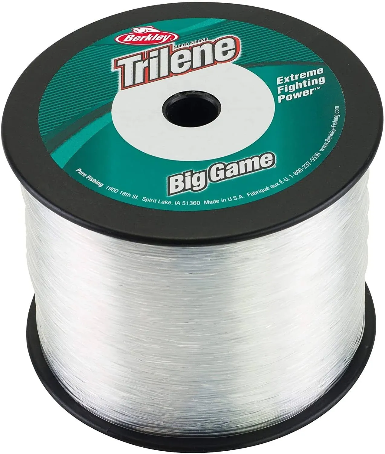 Berkley Trilene Big Game, Clear, 30lb 13.6kg Monofilament Fishing Line