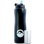 Epic Vostok | Stainless Water Filtration Bottle | Double Wall Vacuum Insulated 34 oz | USA Made Filter Removes 99.99% of Tap Water Contaminants Lead