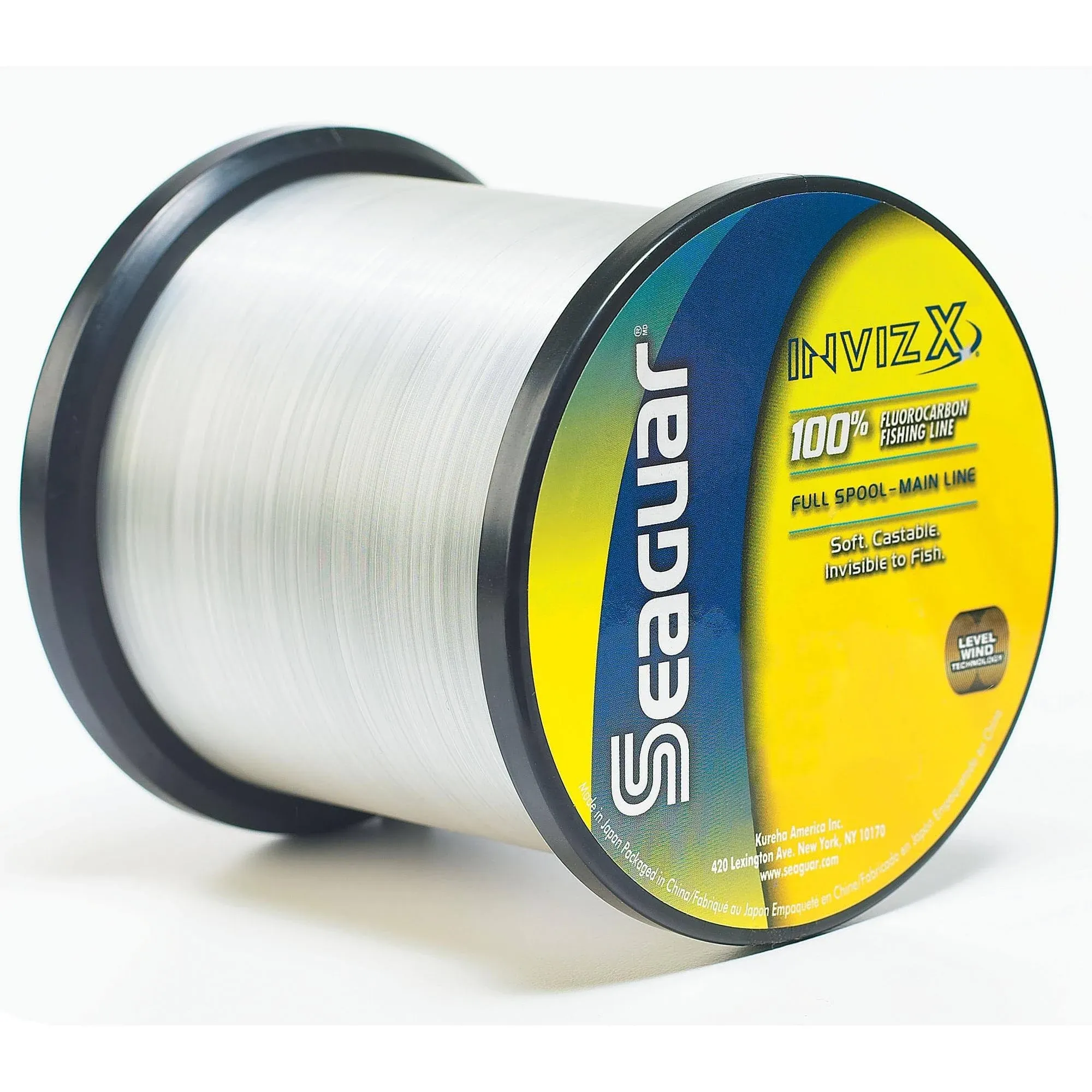 Seaguar Invizx Fluorocarbon Test Fishing Line, 200 Yds, 25 Lb